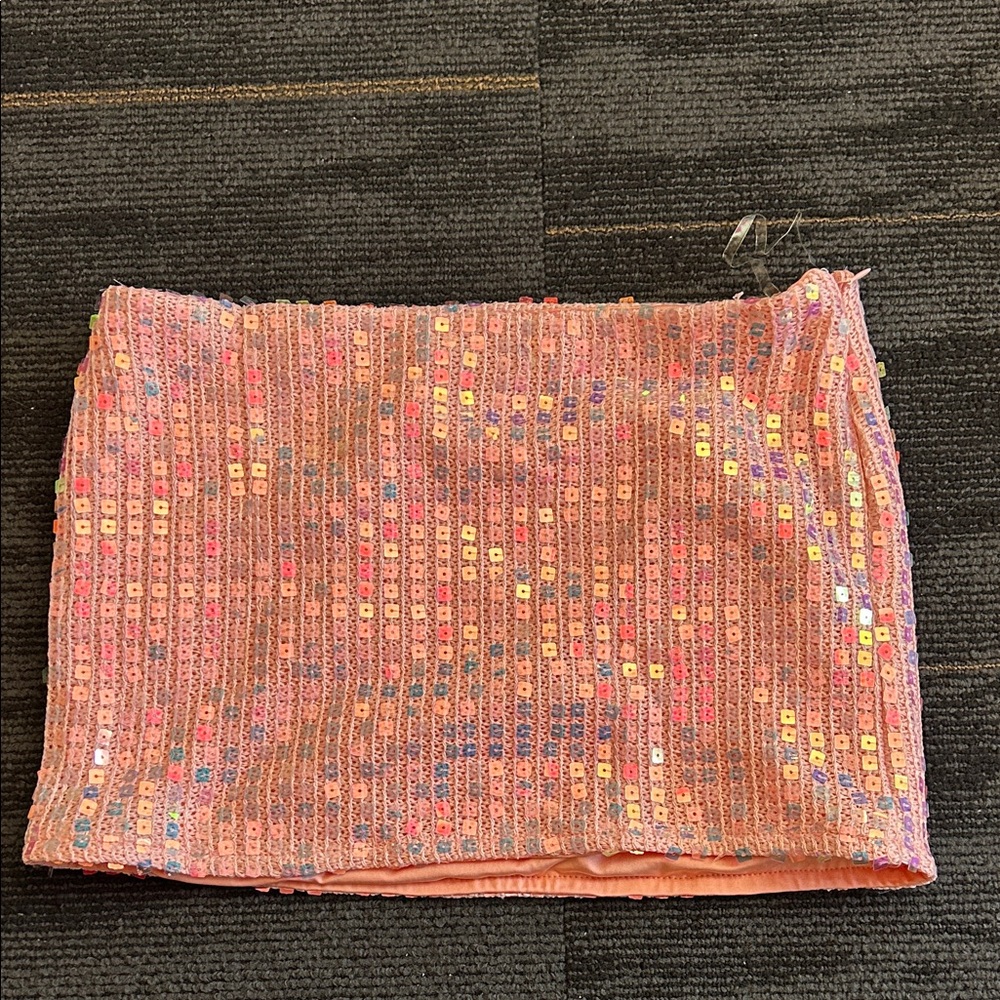 Peppermayo Sparkling Sequin Mini Skirt